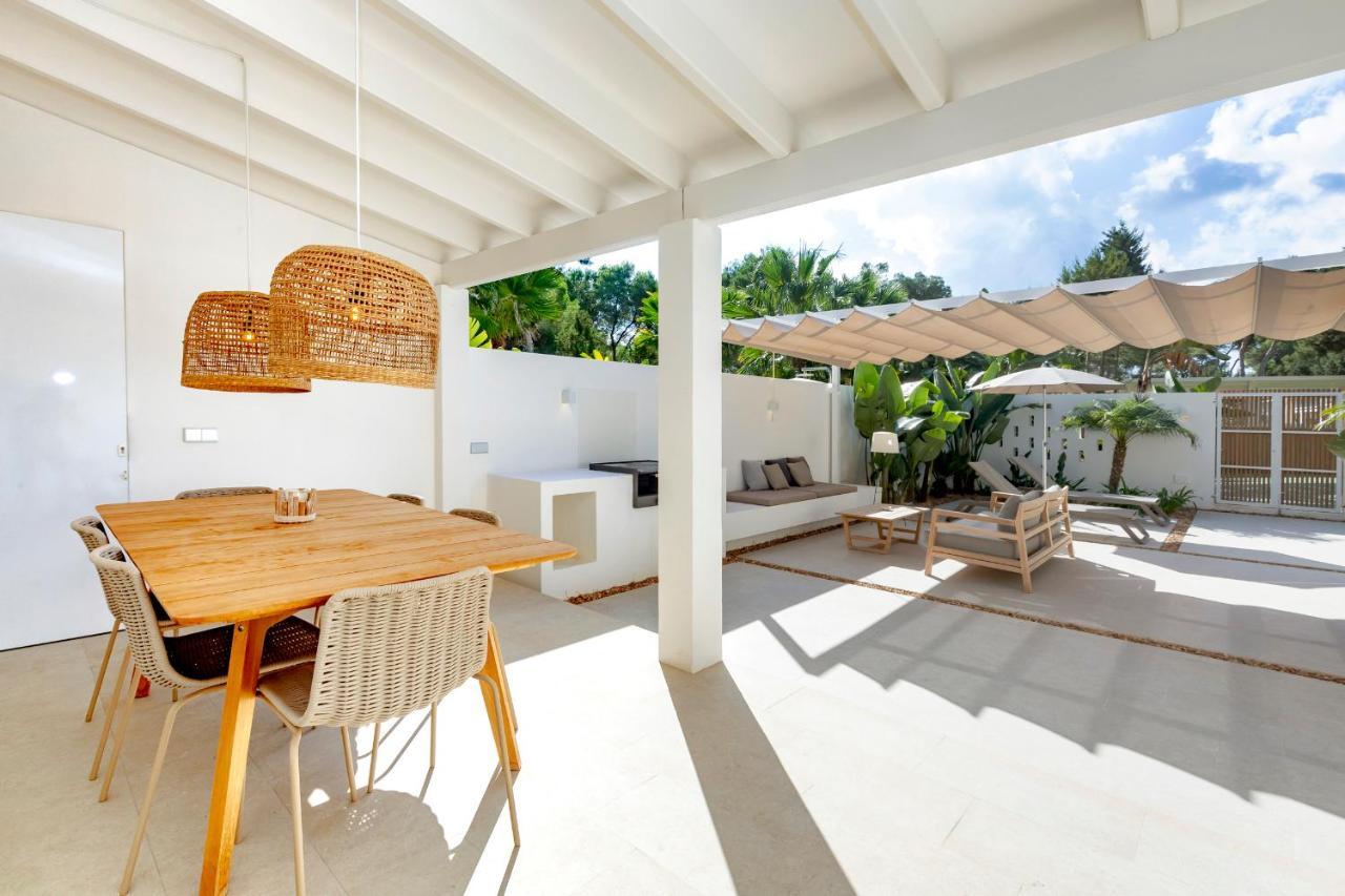 Ses Eufabietes Apartments & Restaurant Playa Migjorn Eksteriør bilde